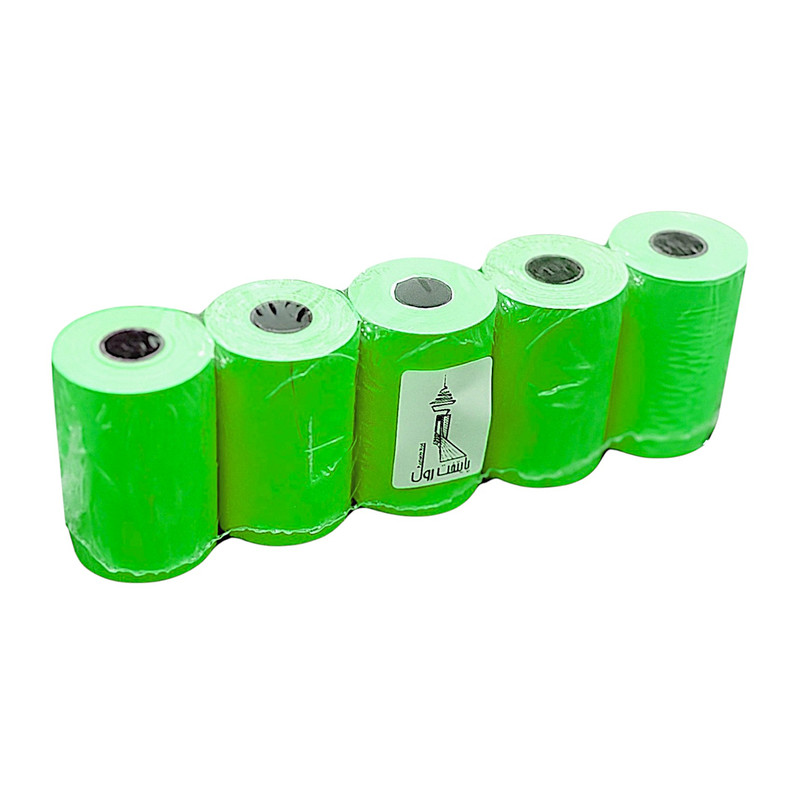 کاغذ پرینتر حرارتی پایتخت رول مدل GR80mm بسته 5 عددی