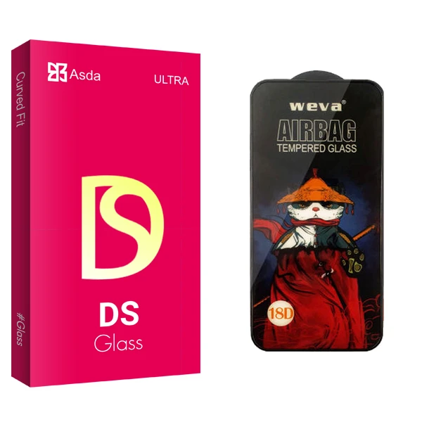 محافظ صفحه نمایش شیشه ای آسدا مدل DS Glass_Airbag مناسب برای گوشی موبایل سامسونگ Glaxay A52