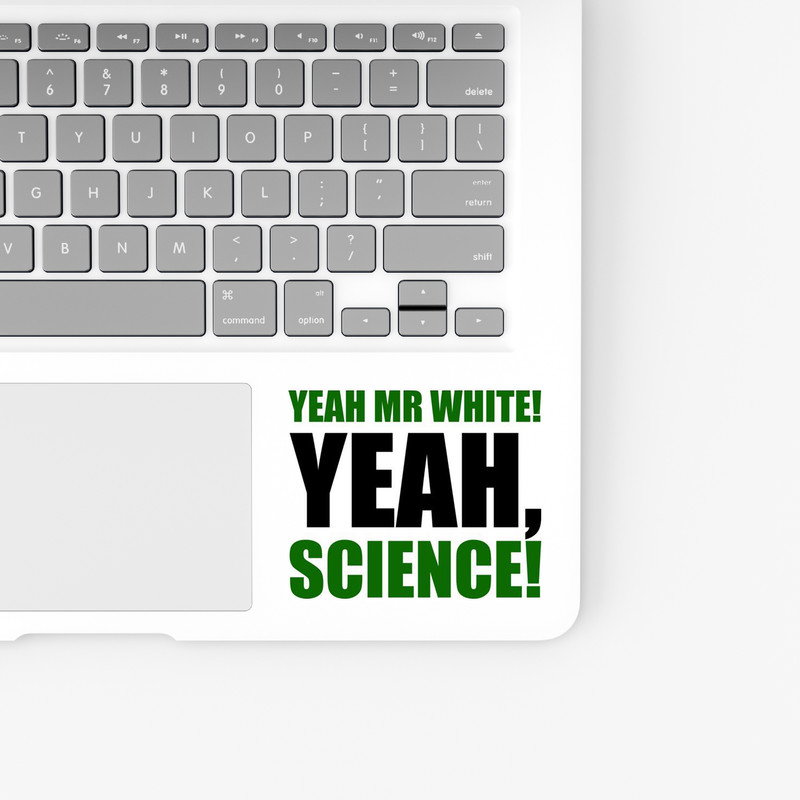 استیکر لپ تاپ و موبایل بووم طرح سریال Breaking Bad مدل !!!!Sciense B کد VR8