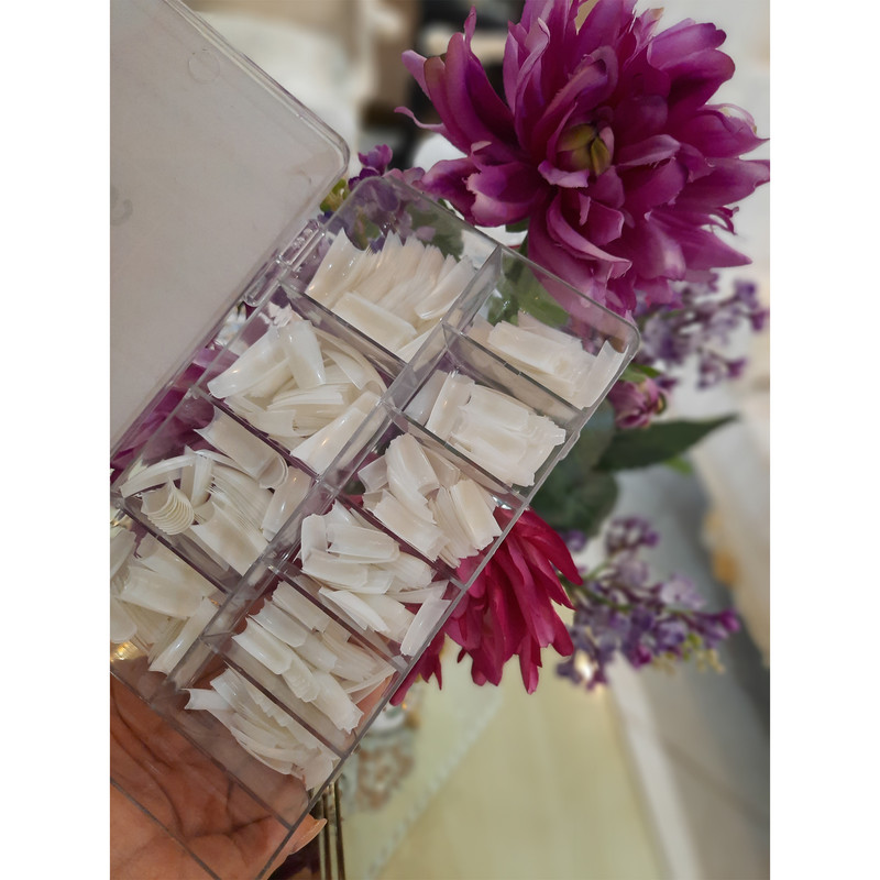 تیپ ناخن کانواس کد 001 بسته 500 عددی