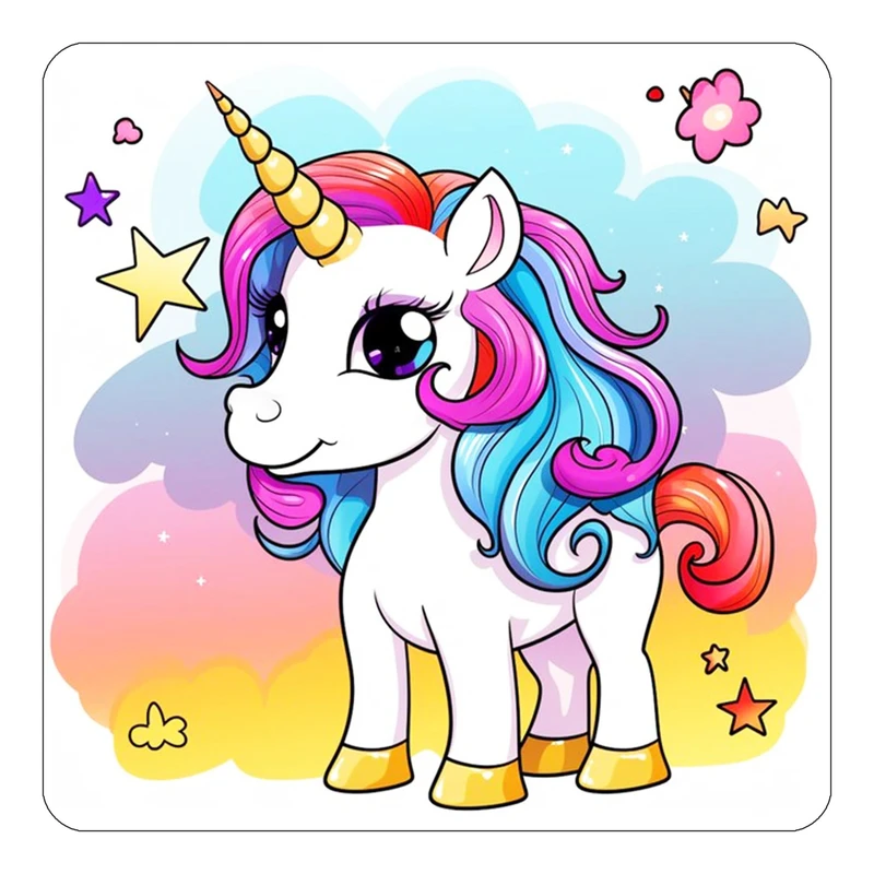 مگنت کاکتی طرح اسب تک شاخ و یونیکورن مدل mp29938