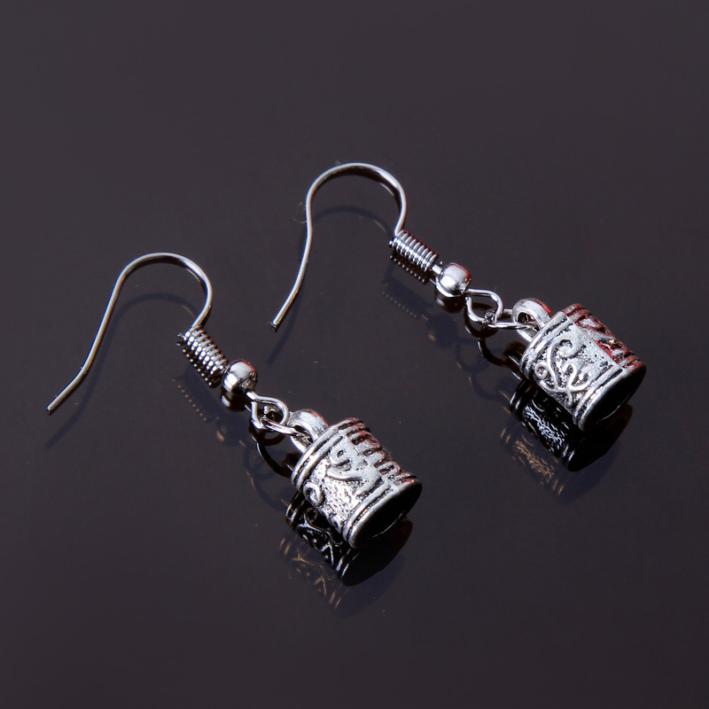 گوشواره دخترانه  مدل فلزی فانتزی کد GZN_108