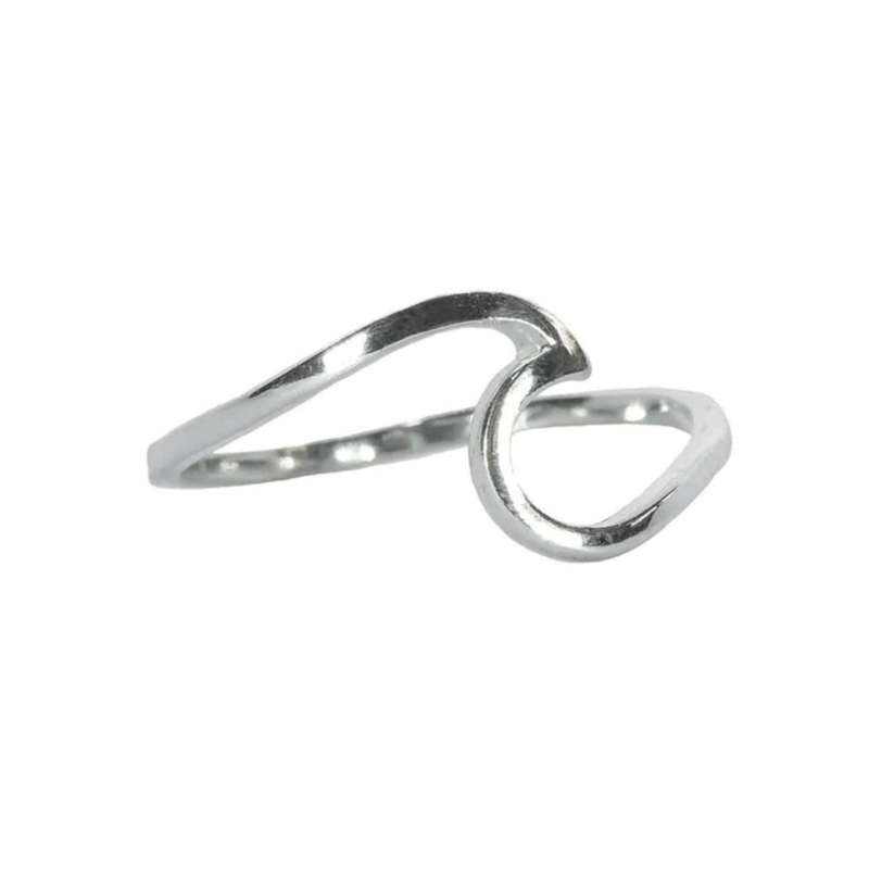 انگشتر نقره زنانه مدل موج