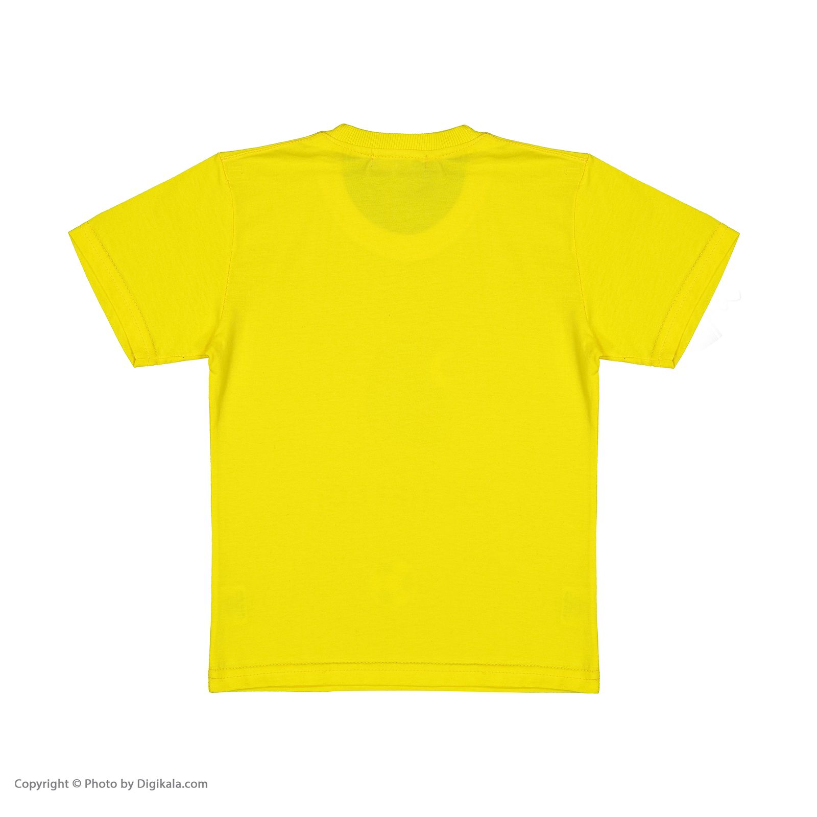 ست تی شرت آستین کوتاه و شلوارک پسرانه خرس کوچولو مدل 2011309-16 -  - 5