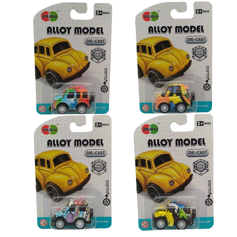 ماشین بازی مدل RJ4 بسته 4 عددی