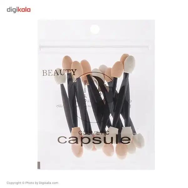 برس سایه چشم بیوتی مدل Cosmetic Capsule بسته 10 عددی