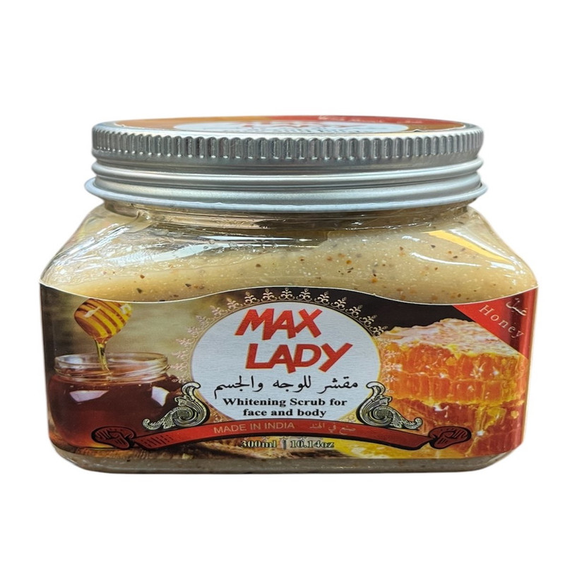 اسکراب لایه بردار پوست مکس لیدی مدل Honey حجم 300 میلی لیتر