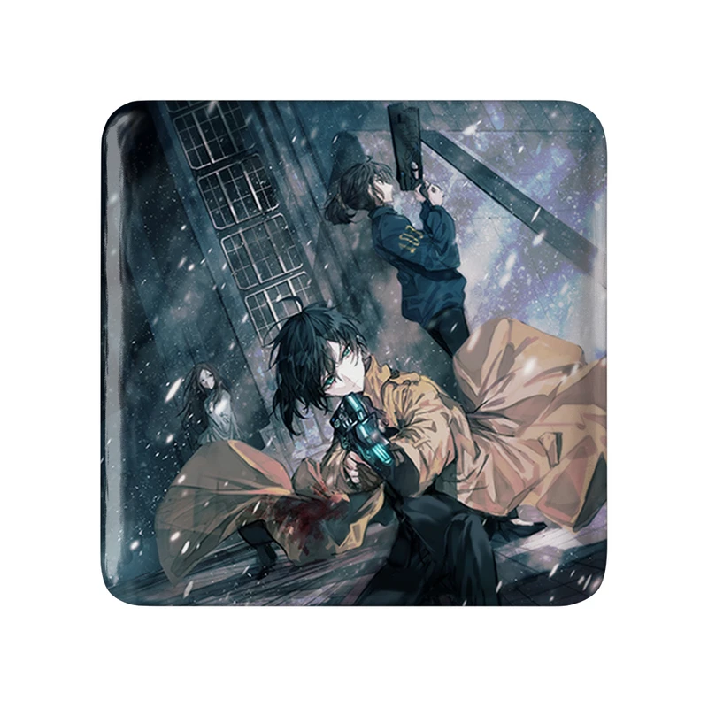 مگنت خندالو طرح انیمه روان گذر (Psycho Pass) مدل مربعی کد 33735