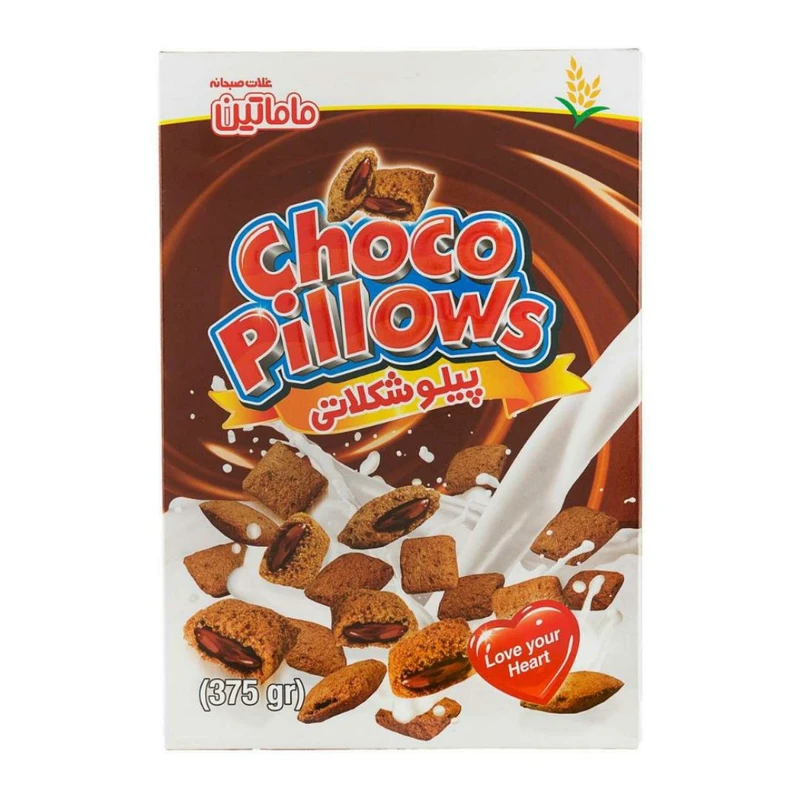 غلات صبحانه مغزدار پیلو شکلاتی ماماتین - 300 گرم