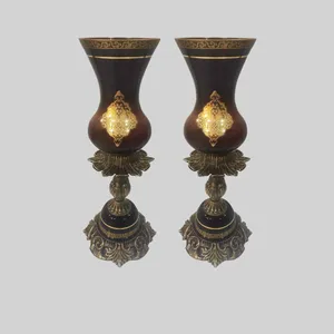  شمعدان کریستال سازان کد SH1544 بسته دو عددی