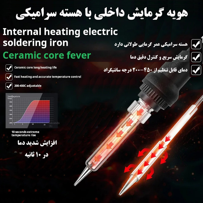 هویه 60 وات سی جی مدل 908 هویه 60 وات سی جی مدل 908