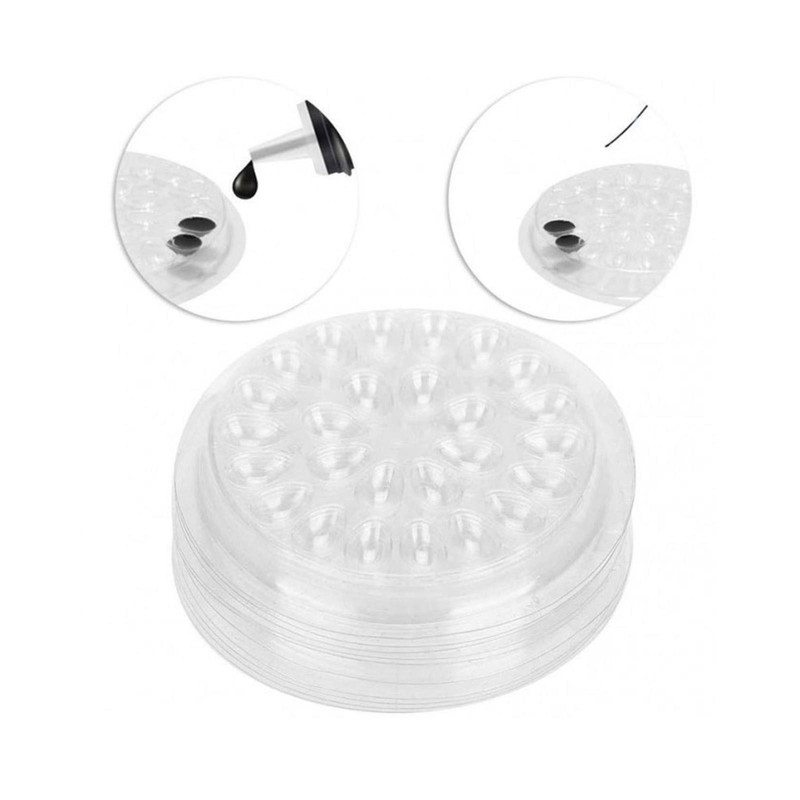 محفظه نگهداری چسب مژه مصنوعی مدل M-75 مجموعه 20 عددی