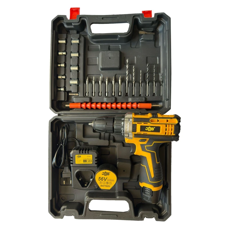 مجموعه 40 عدی دریل پبچ گوشتی شارژی جاب مدل JB-6060