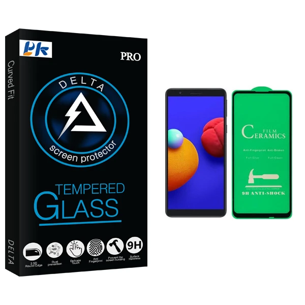 محافظ صفحه نمایش سرامیکی پی کی مدل Delta Glass مناسب برای گوشی موبایل سامسونگ Galaxy A01 Core