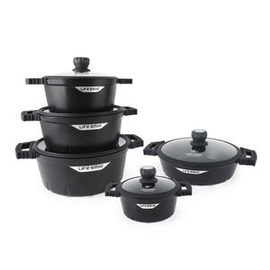 سرویس پخت و پز 20 پارچه لایف اسمایل قابلمه و تابه مدل FL-20