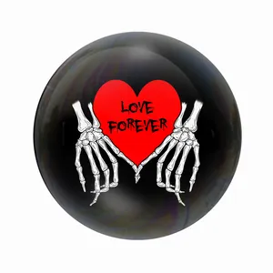 مگنت عرش طرح فانتزی اسکلت Love for ever کد Asm4036