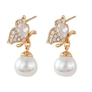 گوشواره زنانه ژوپینگ مدل پروانه کد rr1021 