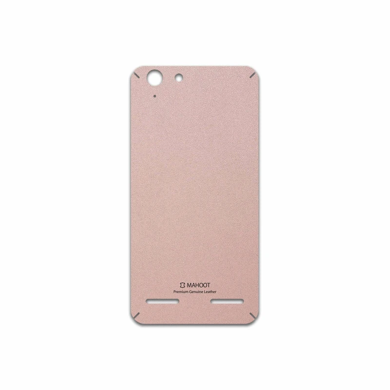 برچسب پوششی ماهوت مدل Rose Gold Leather مناسب برای گوشی موبایل لنوو Vibe K5 Plus