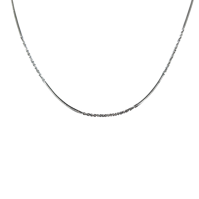 زنجیر نقره زنانه سلین کالا مدل بافت ce-za13