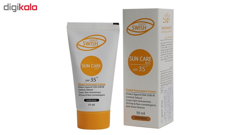 کرم ضد آفتاب رنگی سوئیش میکاپ مدل بژ تیره SPF 35 حجم 50 میلی لیتر کرم ضد آفتاب رنگی سوئیش میکاپ مدل بژ تیره SPF 35 حجم 50 میلی لیتر