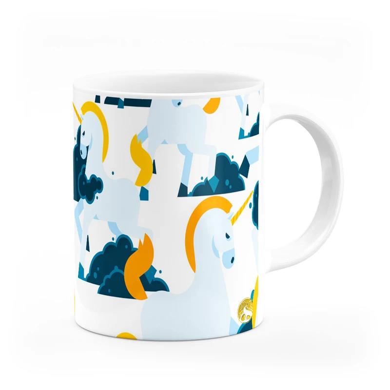 ماگ هومرو طرح یونیکورن اسب تک شاخ مدل MG9615