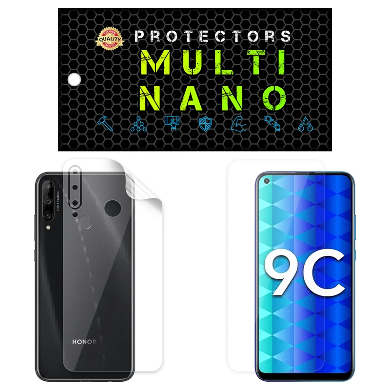 محافظ صفحه نمایش مولتی نانو مدل X-SFT مناسب برای گوشی موبایل هوآوی P40 Lite E به همراه محافظ پشت