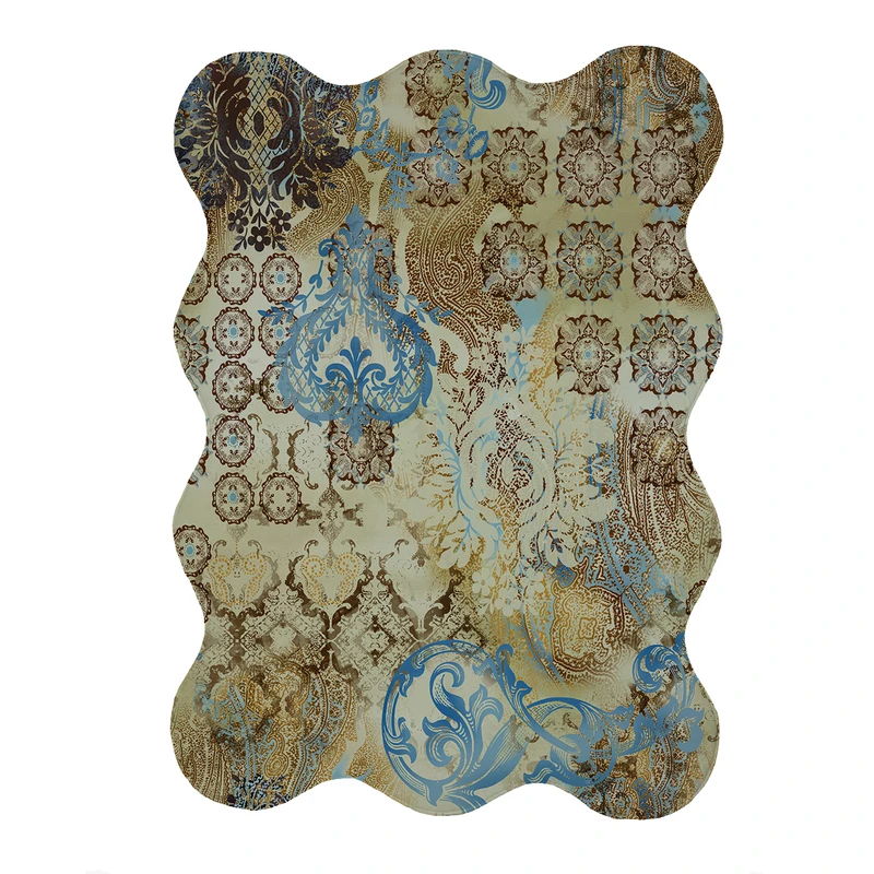 پادری مدل دالبر طرح کلاسیک کد 5862 سایز 80x110 سانتی متر 