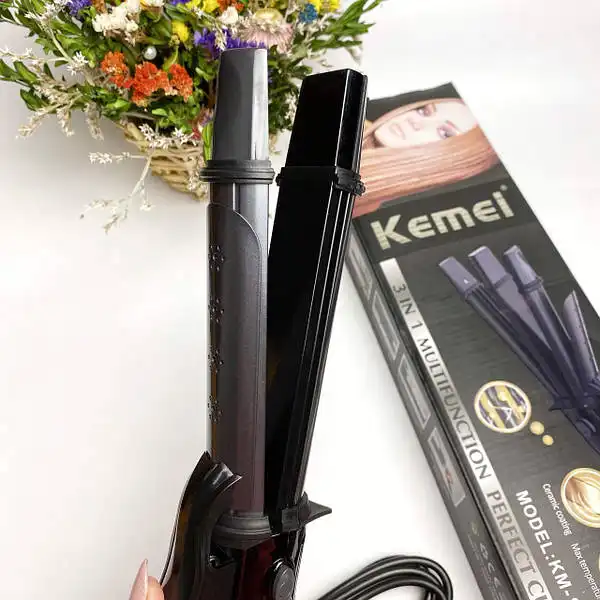 اتو و حالت دهنده ی مو کیمی مدل Km-988