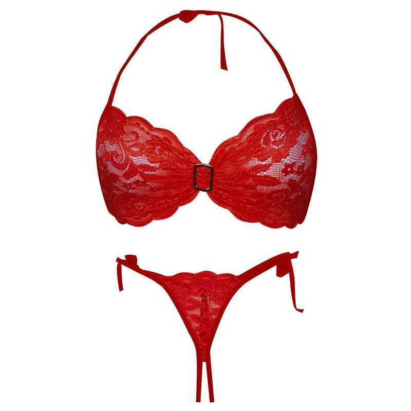 ست شورت و نیم تنه زنانه مدل گیپور