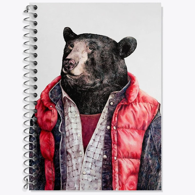 دفتر لغت 50 برگ خندالو مدل خرس کد 5174