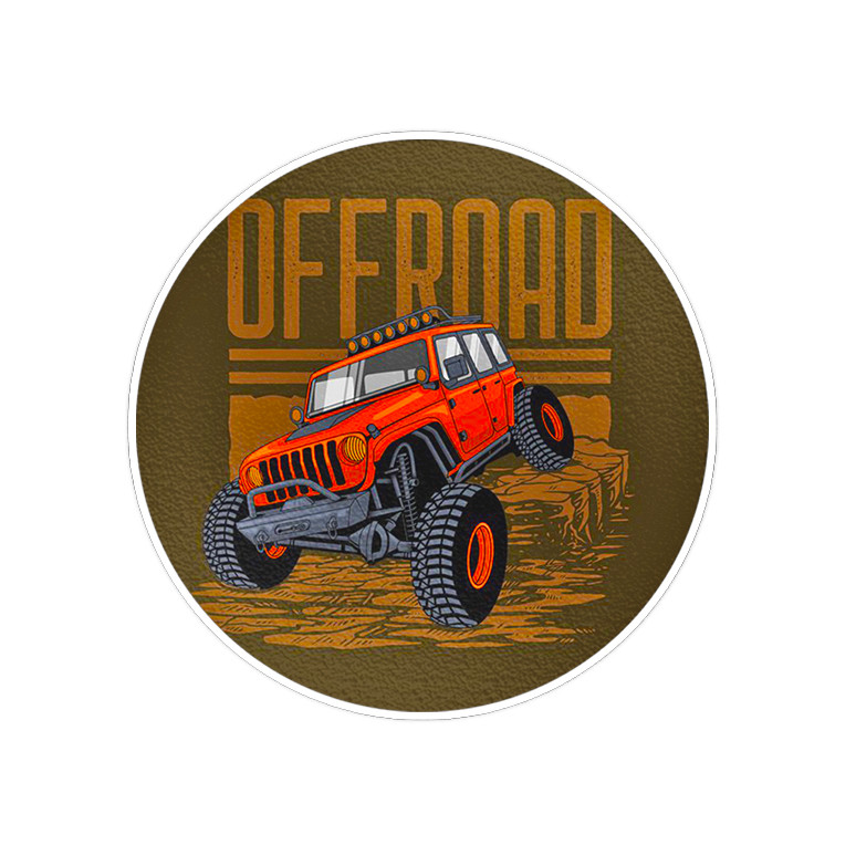 استیکر لپ تاپ ماسا دیزاین طرح OFF ROAD مدل STK935
