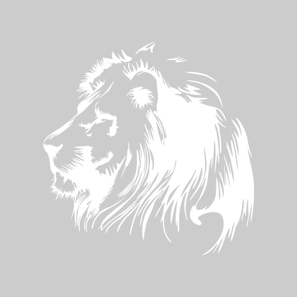 برچسب بدنه خودرو آداک طرح شیر رخ چپ کد Lins01