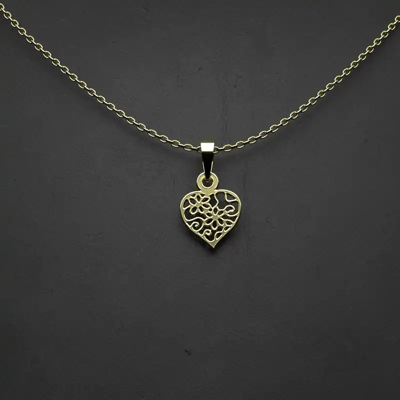 گردنبند طلا 18 عیار زنانه مدوپد مدل دایره کد CA10096