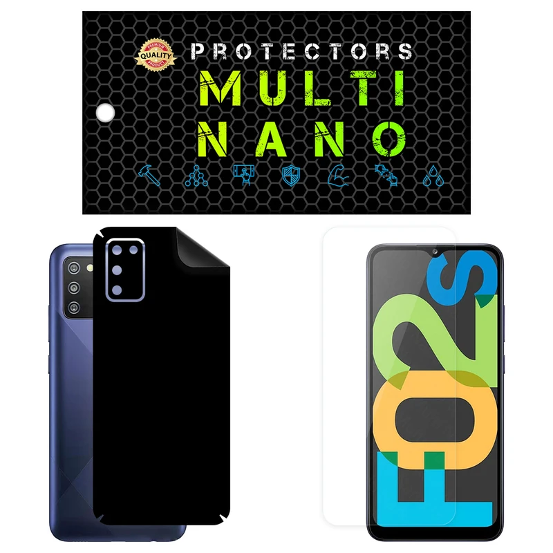 محافظ صفحه نمایش مولتی نانو مدل X-SFM مناسب برای گوشی موبایل سامسونگ Galaxy F02S به همراه برچسب پوششی