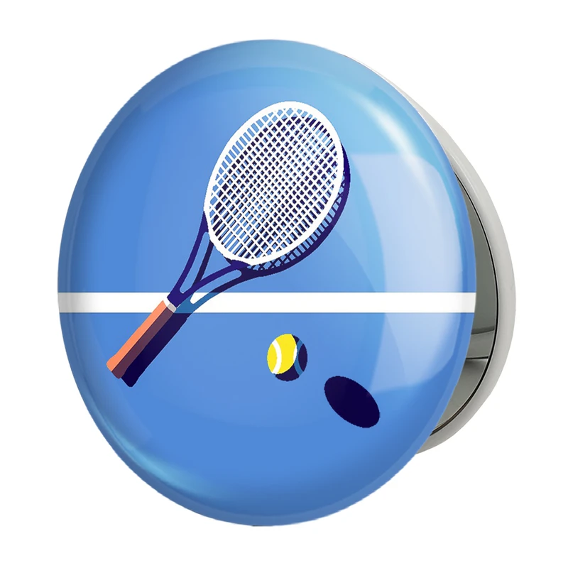 آینه جیبی خندالو طرح تنیس Tennis مدل تاشو کد 14603 