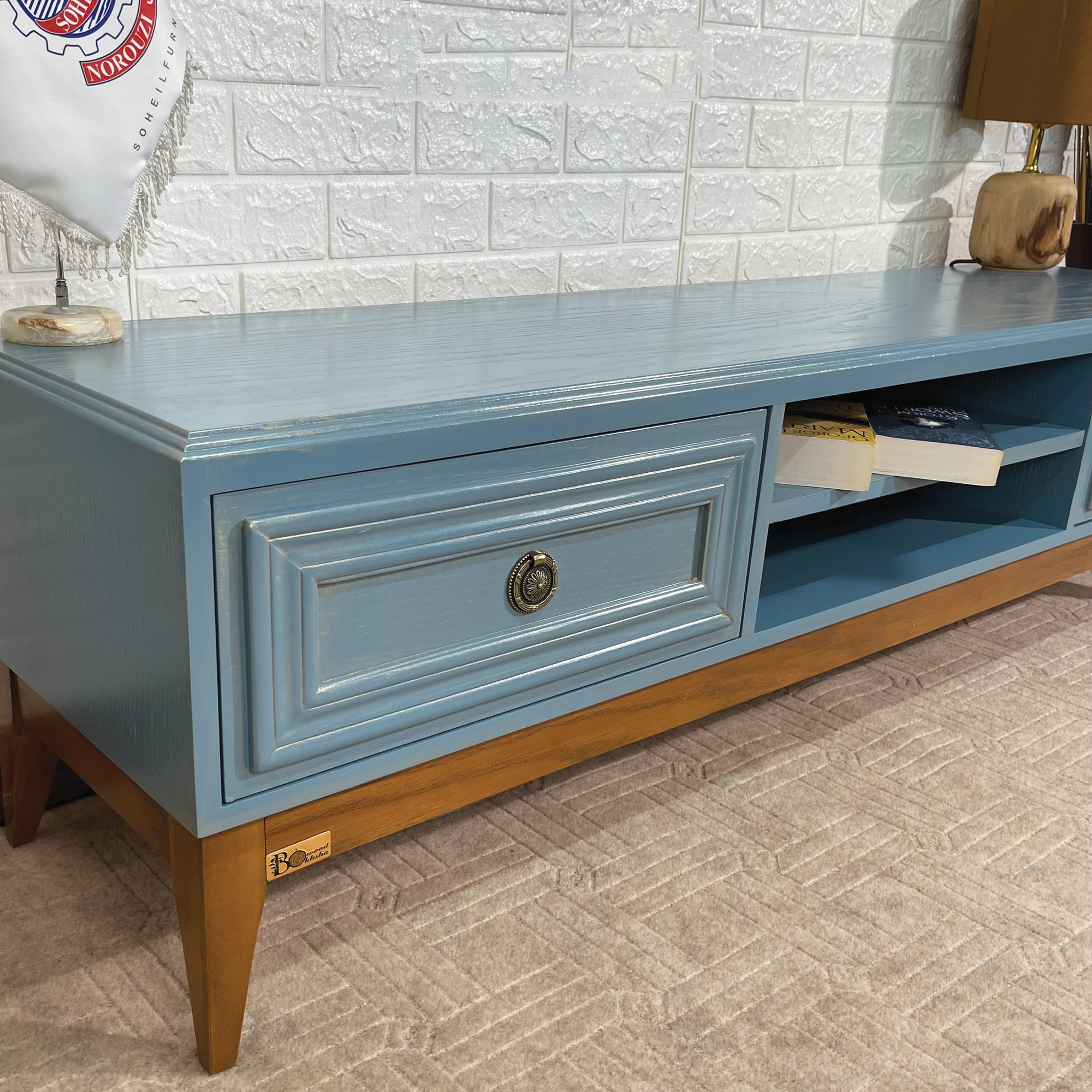 میز تلویزیون سهیل مدل پتینه 137