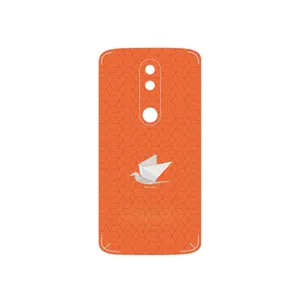 MAHOOT Minimalist origami bird Cover Sticker for Motorola Moto X Force