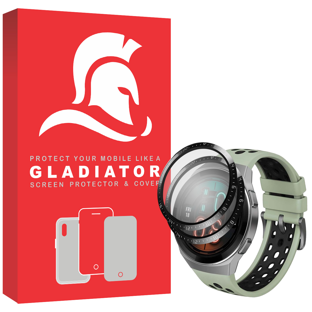 نقد و بررسی محافظ صفحه نمایش گلادیاتور مدل GWP2000 مناسب برای ساعت هوشمند هوآوی GT 2e بسته دو عددی توسط خریداران