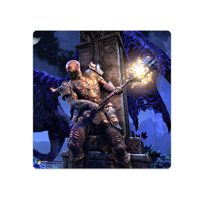 ماوس پد هومرو مدل NX550 طرح بازی The Elder Scrolls سایز 40x40 سانتی‌متر