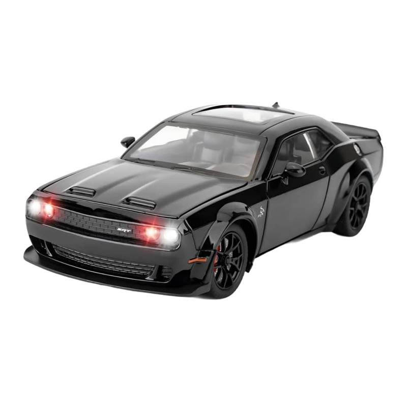ماکت ماشین ناب سل مدل دوج چلنجر هلکت فلزی کد 1:24 Dodge Challenger Hellcat