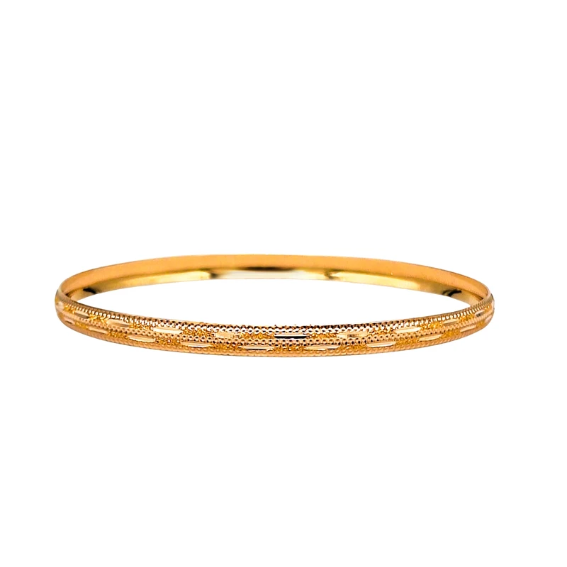 النگو طلا 18 عیار زنانه گالری طلای پیرعطا مدل گوهر کد GhrM409T3m2g سایز 2