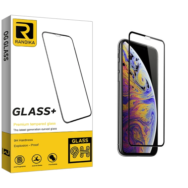 محافظ صفحه نمایش شیشه ای راندیکا مدل GLD مناسب برای گوشی موبایل اپل iPhone Xs max