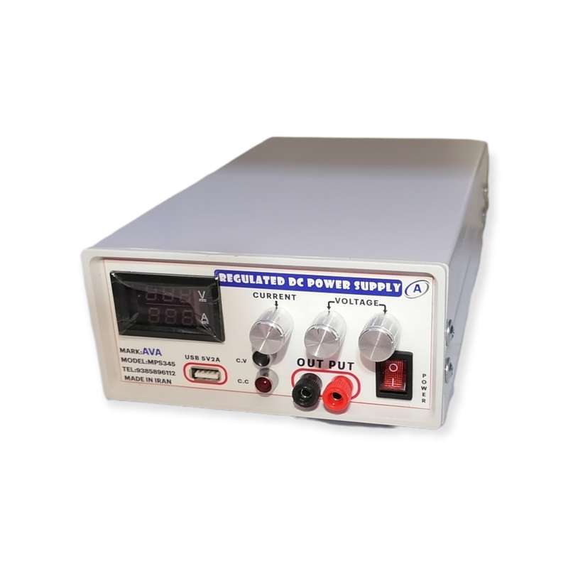 منبع تغذیه الکتریکی 34 ولت 5 آمپر مدل MPS