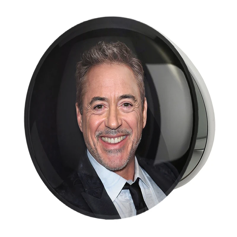 آینه جیبی خندالو طرح رابرت داونی جونیور Robert Downey Jr مدل تاشو کد 6436 