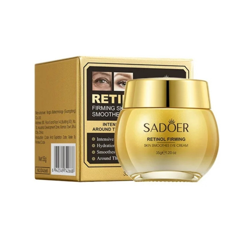 کرم ضد چروک دور چشم سادور مدل رتینول مناسب برای انواع پوست وزن 35 گرم