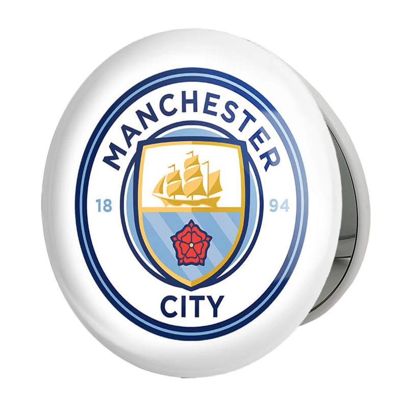 آینه جیبی خندالو طرح باشگاه منچستر سیتی مدل تاشو کد 26800 