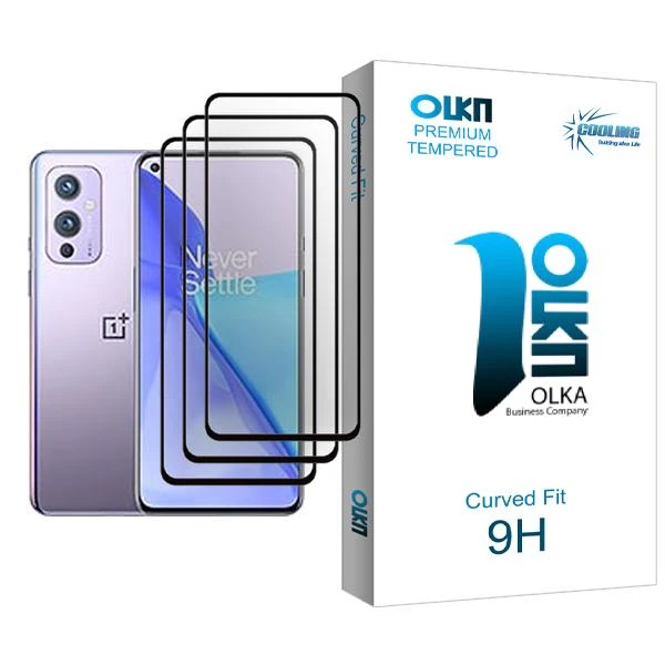 محافظ صفحه نمایش کولینگ مدل Olka Glass MIX003 مناسب برای گوشی موبایل وان پلاس 9 بسته سه عددی