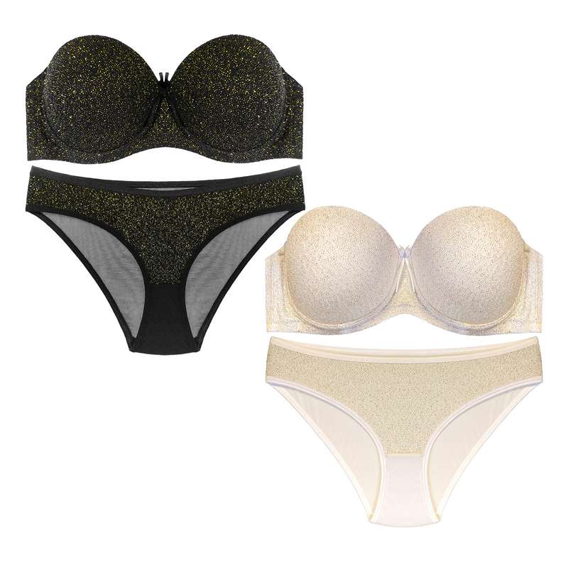 ست شورت و سوتین زنانه آوینا نوین دوخت مدل شاین کد 030 مجموعه دو عددی