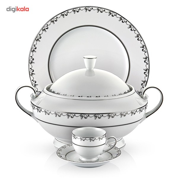 سرویس غذاخوری 86 پارچه شفر طرح Mega کد 5035