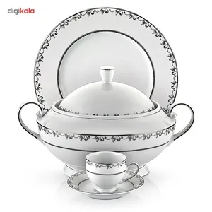 سرویس غذاخوری 86 پارچه شفر طرح Mega کد 5035